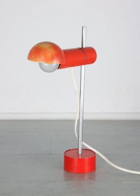 Small Vintage Red Table Lamp-HGJ-1170368