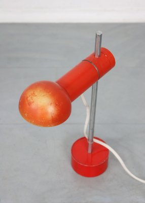 Small Vintage Red Table Lamp-HGJ-1170368