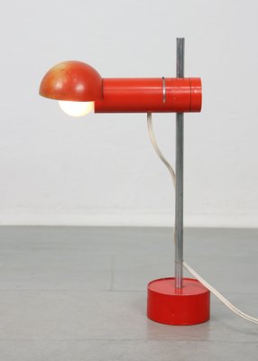 Small Vintage Red Table Lamp-HGJ-1170368