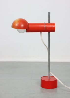 Small Vintage Red Table Lamp-HGJ-1170368