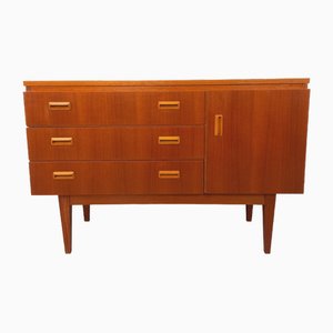 Small Vintage Scandinavian Sideboard in Teak, 1960s-AHO-1821154