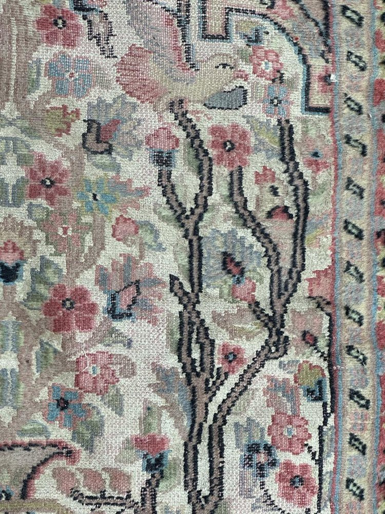 Small Vintage Silk and Wool Pakistani Rug from Bobyrugs, 1980s