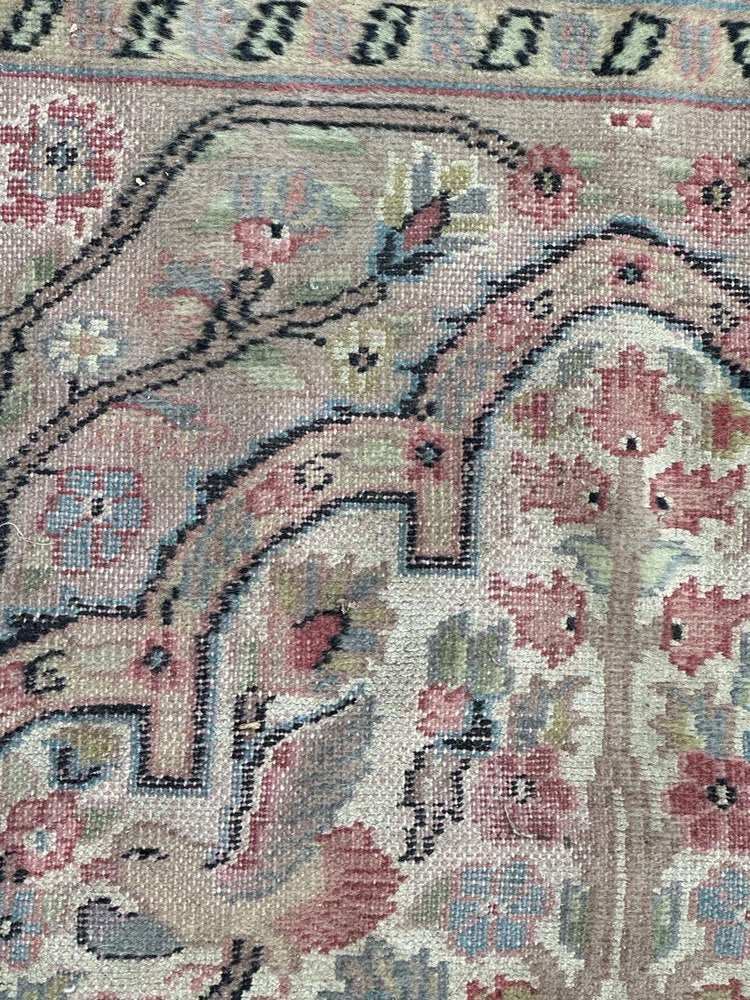 Small Vintage Silk and Wool Pakistani Rug from Bobyrugs, 1980s