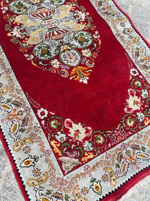 Small Vintage Silk Turkish Rug-YMM-1068077