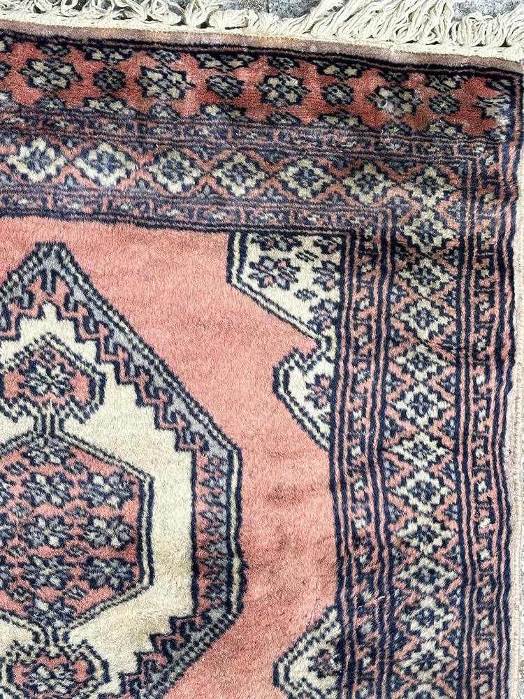 Small Vintage Square Pakistani Rug from Bobyrugs, 1980s