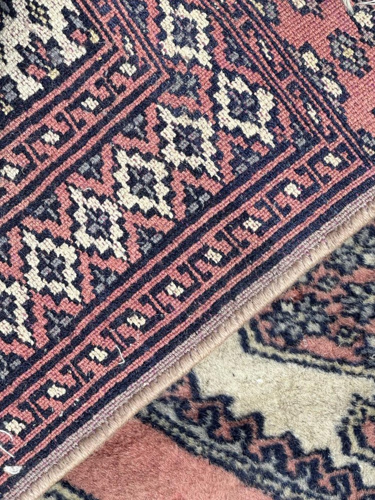 Small Vintage Square Pakistani Rug from Bobyrugs, 1980s