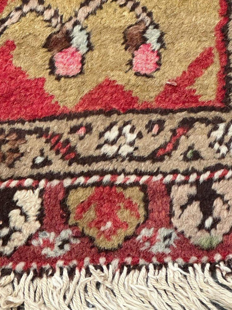 Small Vintage Turkish Bobyrugs Yastik Rug, 1970s