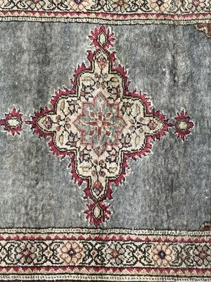 Small Vintage Turkish Kayseri Silk & Cotton Rug-YMM-1161713