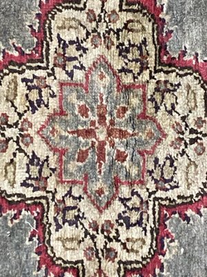 Small Vintage Turkish Kayseri Silk & Cotton Rug-YMM-1161713