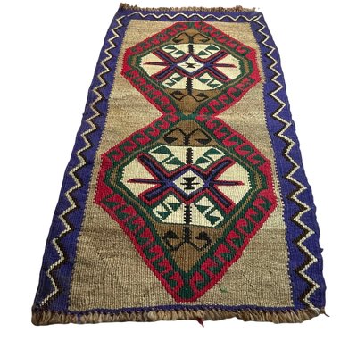 Small Vintage Turkish Traditional Kilim Rug-AIV-1341065