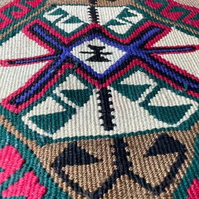 Small Vintage Turkish Traditional Kilim Rug-AIV-1341065