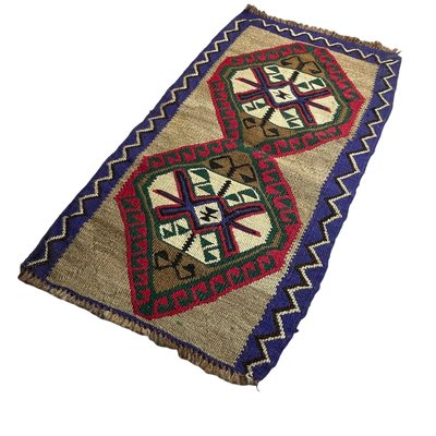 Small Vintage Turkish Traditional Kilim Rug-AIV-1341065