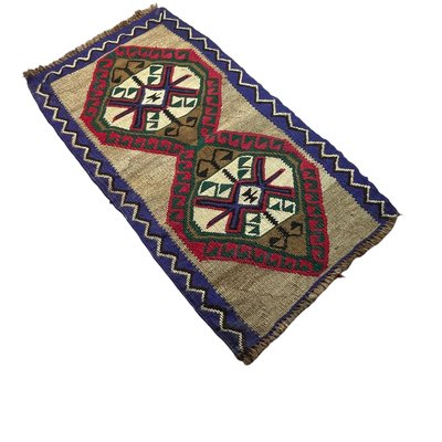 Small Vintage Turkish Traditional Kilim Rug-AIV-1341065