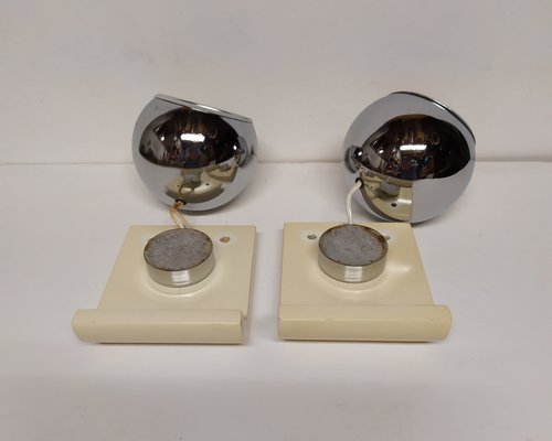 Small Wall Lights attributed to Goffredo Reggiani for Reggiani, 1960s, Set of 2-EI-1800272