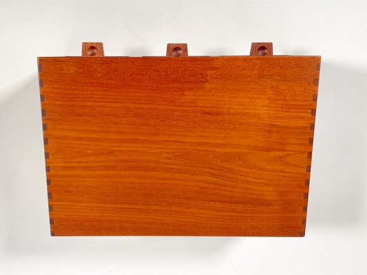 Small Wall Mounted Chest of Drawers by Östen Kristiansson for Luxus, 1960s-SFW-1777069