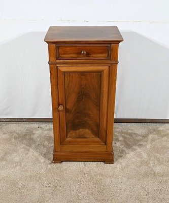 Small Walnut Bedside Table-RVK-1769692