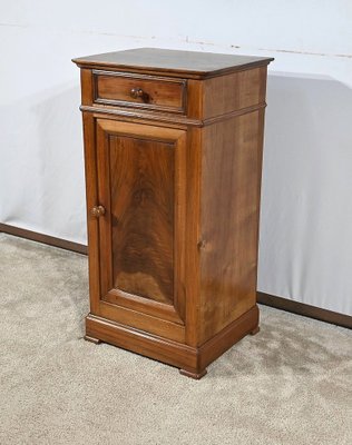 Small Walnut Bedside Table-RVK-1769692