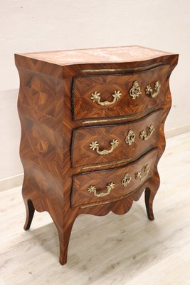 Small Walnut Chest of Drawers, Early 20th Century, Restored-DCO-1438323