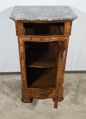 Small Walnut Nighstand, 1890s-RVK-1818469