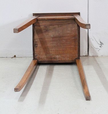 Small Walnut Side Table, 19th Century-RVK-835812