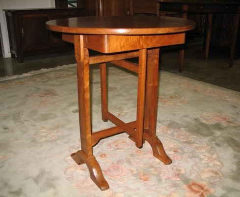 Small Winemaker Table in Walnut, 19th Century-RVK-1105335