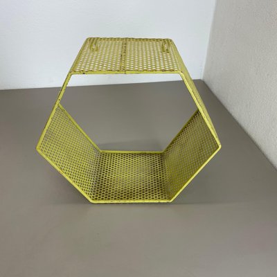 Small Yellow Cube Form Wall Unit by Mathieu Matégot, 1950-QZ-1738255