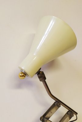 Small Yellow Scissor Lamp, Italy, 1950s-EI-1314032