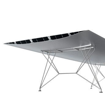 Rectangular Aluminium Dining Table B 150 by Bd Barcelona Design