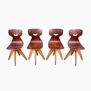 Smile Chairs by Adam Stegner for Pagholz Flöttoto, Set of 4-AIU-900289