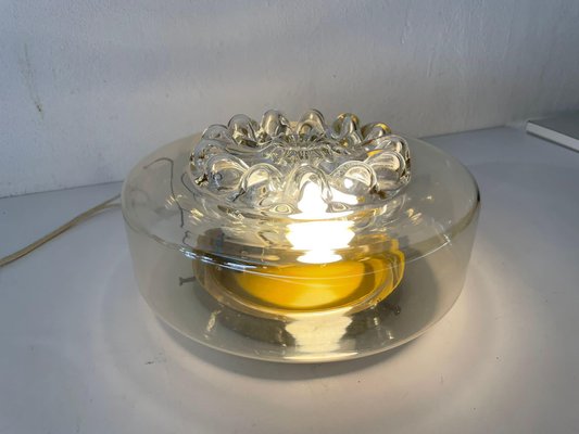 Smoke Bubble Glass Ceiling Flush Mount Lamp or Wall Sconce from Peill & Putzler, Germany, 1960s-RDS-1147898