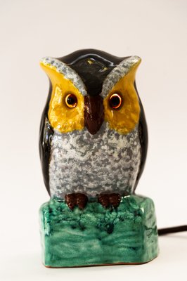 Smoke Distorter Owl Gmundner Ceramic, 1950s-SPD-1718461