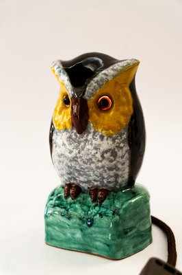 Smoke Distorter Owl Gmundner Ceramic, 1950s-SPD-1718461