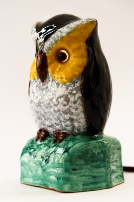 Smoke Distorter Owl Gmundner Ceramic, 1950s-SPD-1718461