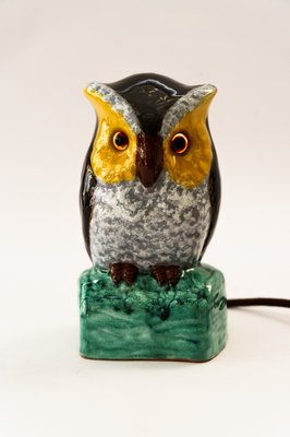 Smoke Distorter Owl Gmundner Ceramic, 1950s-SPD-1718461