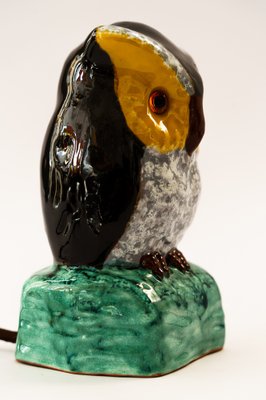 Smoke Distorter Owl Gmundner Ceramic, 1950s-SPD-1718461