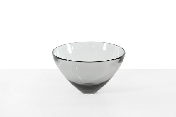 Smoke Glass Model 18504 Bowl by Per Lütken for Holmegaard, 1960s-BQ-1220773