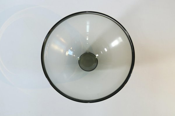 Smoke Glass Model 18504 Bowl by Per Lütken for Holmegaard, 1960s-BQ-1220773