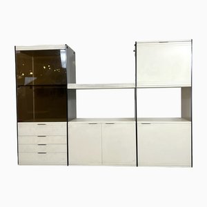 Smoked Glass and Lacquered Wood Cabinet from Gallotti & Radice, 1970s-OT-1320722