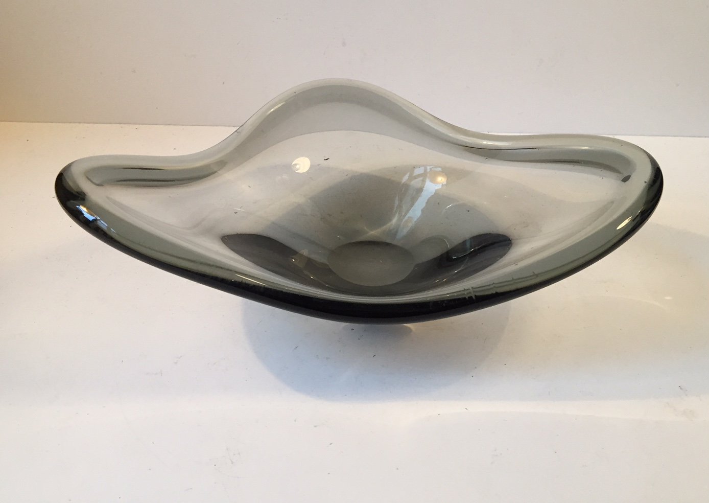 Smoked Glass Bowl by Per Lütken for Holmegaard, 1960s