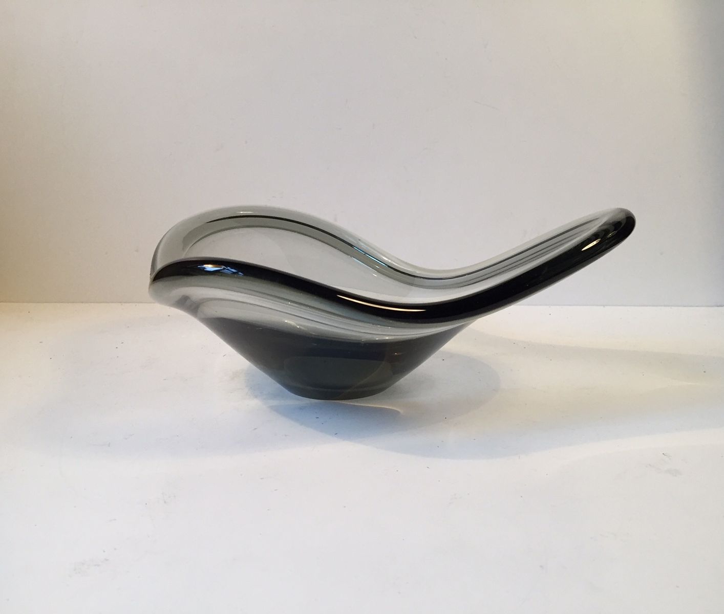 Smoked Glass Bowl by Per Lütken for Holmegaard, 1960s