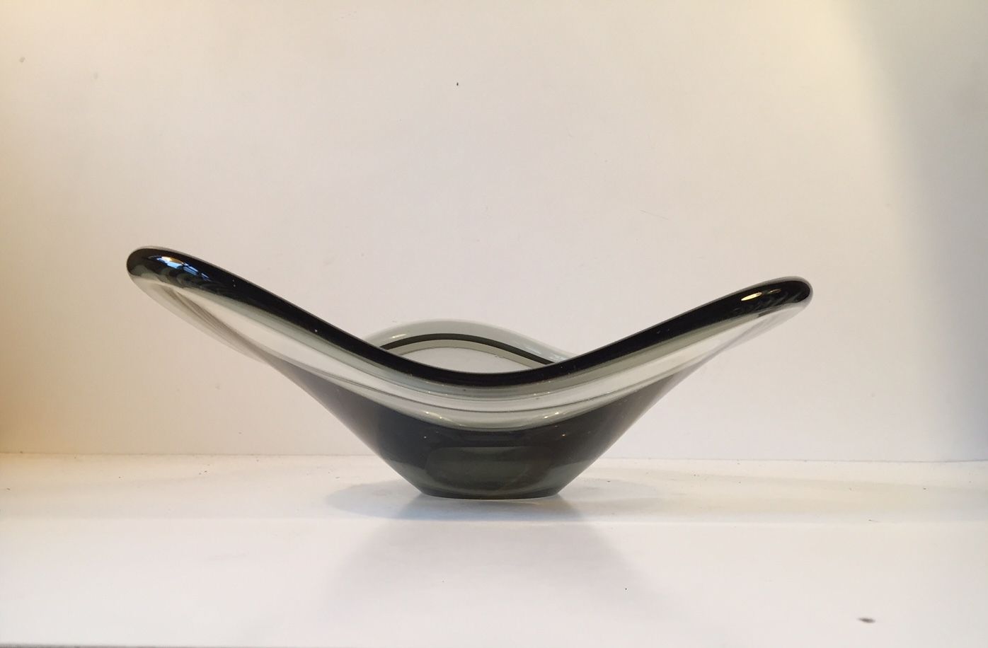 Smoked Glass Bowl by Per Lütken for Holmegaard, 1960s