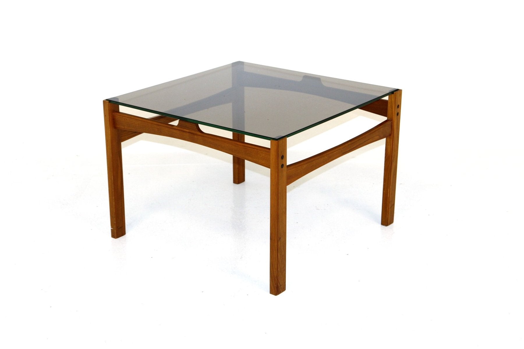 Smoked Glass Coffee Table, Sweden, 1960