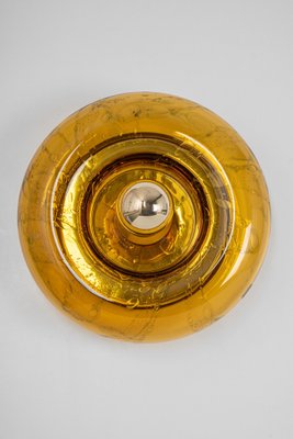 Smoked Glass Wall Light by Doria, Germany, 1960s-UGR-1105157