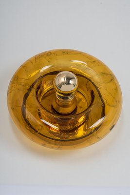 Smoked Glass Wall Light by Doria, Germany, 1960s-UGR-1105157