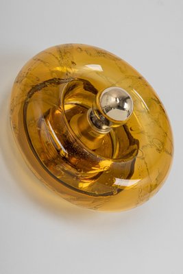 Smoked Glass Wall Light by Doria, Germany, 1960s-UGR-1105157