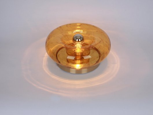 Smoked Glass Wall Light by Doria, Germany, 1960s-UGR-1105157