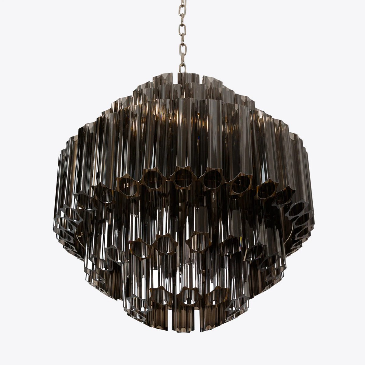 Smoked Mirror Palermo Chandelier from Pure White Lines