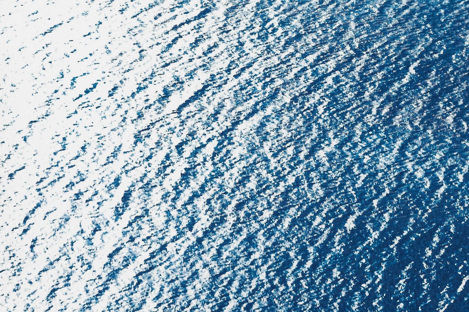 Smooth Bay in the Mediterranean, Cyanotype, 2019