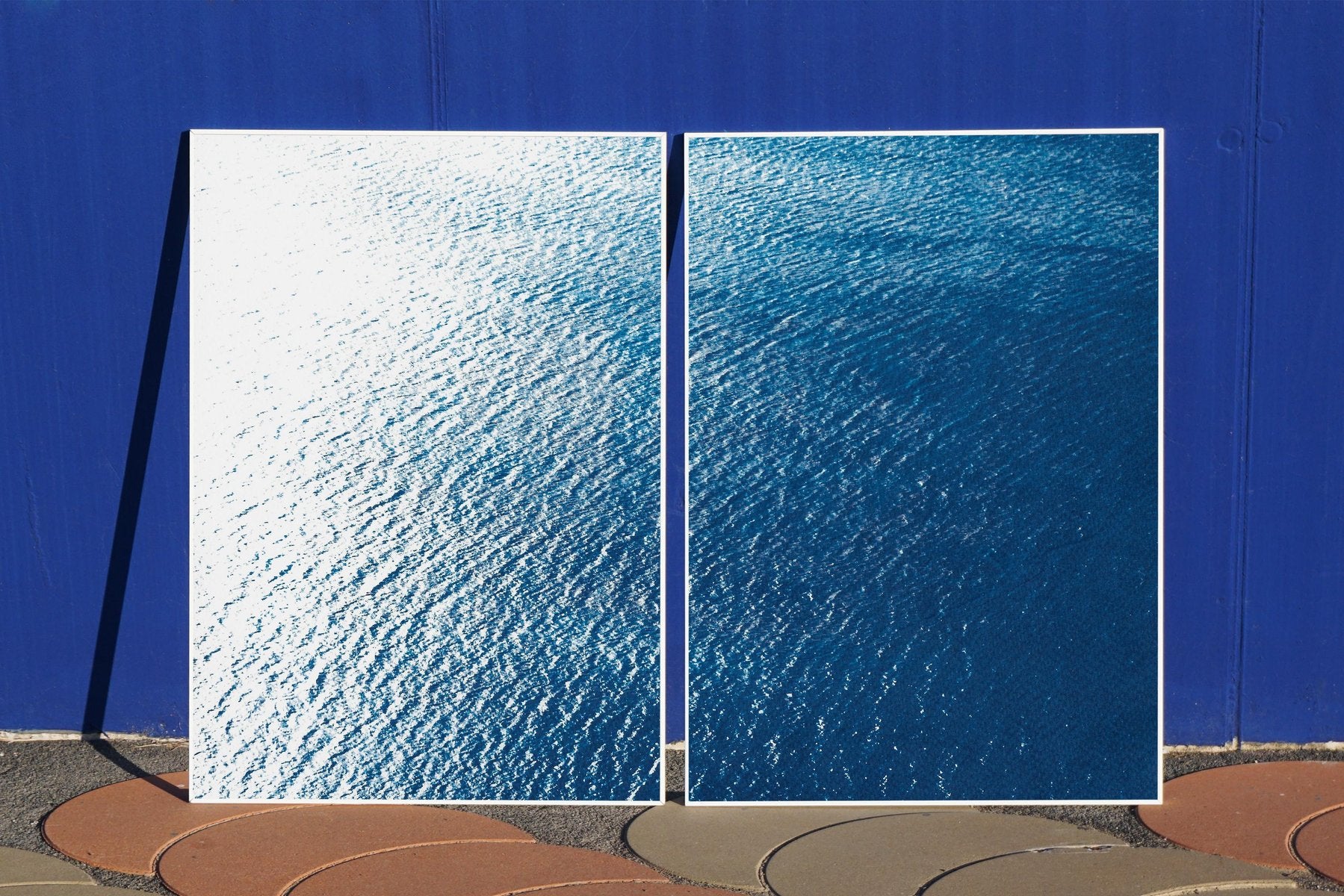 Smooth Bay in the Mediterranean, Cyanotype, 2019