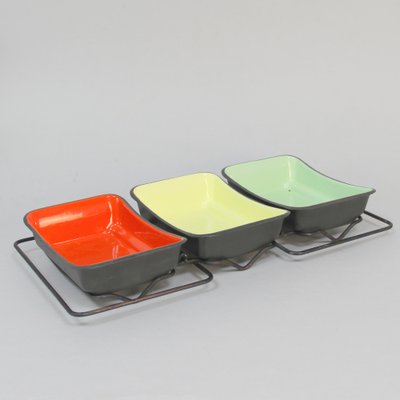 Snack Trays, 1950s, Set of 4-NE-1742851